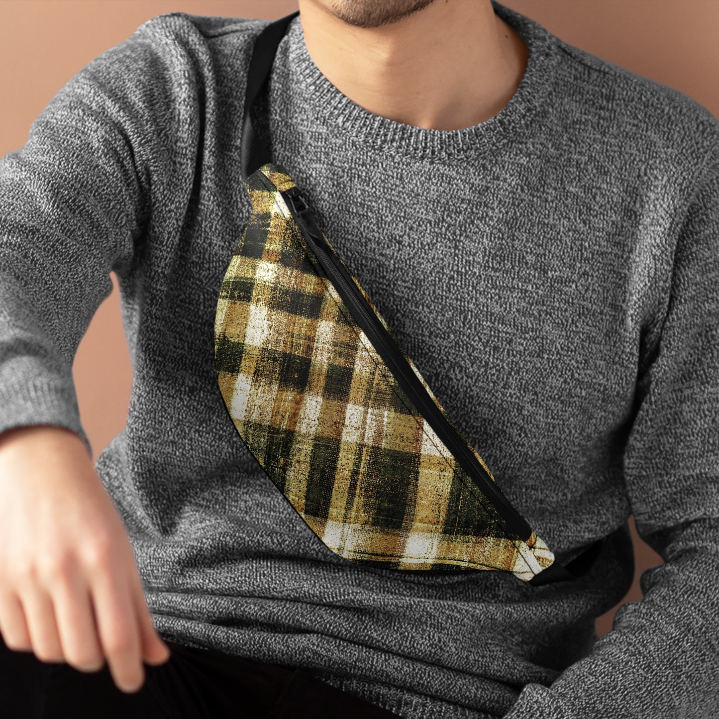 The Artsy Fanny - Rustic Plaid, Bumblebee