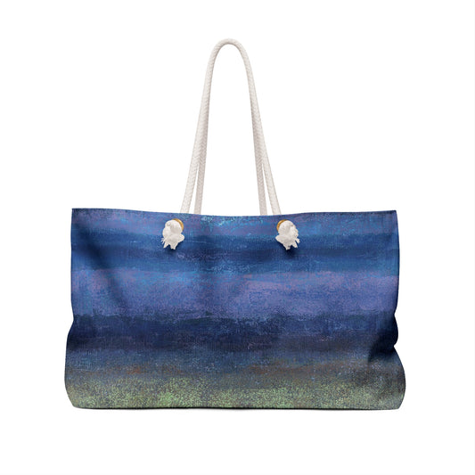 The Weekender Bag - Rustic Stripe, Lakeshore