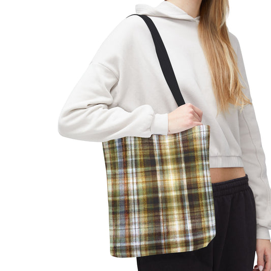 The Everything Tote - Modern Madras, Morning Sun
