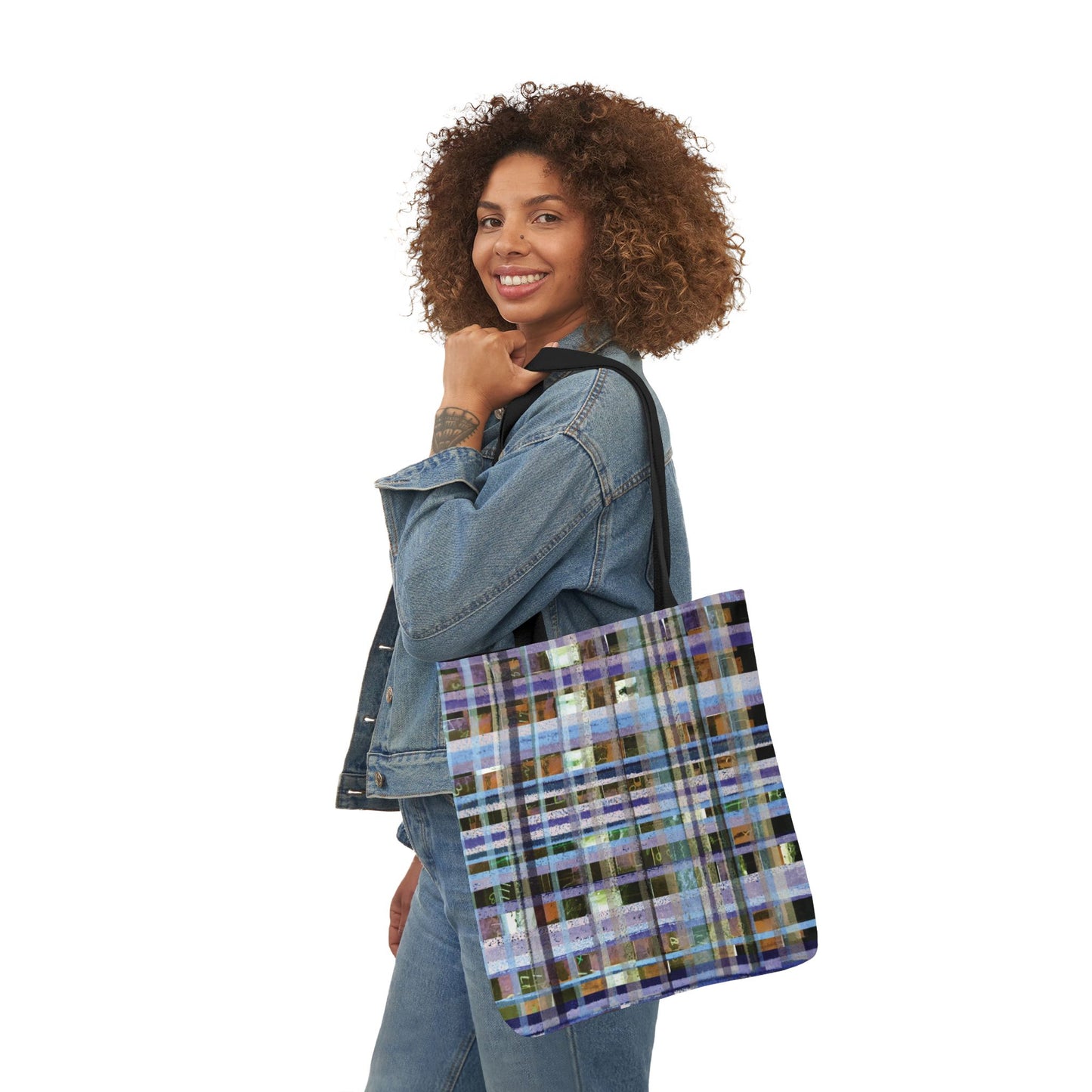 The Soft Tote - Mixed Media, Iris