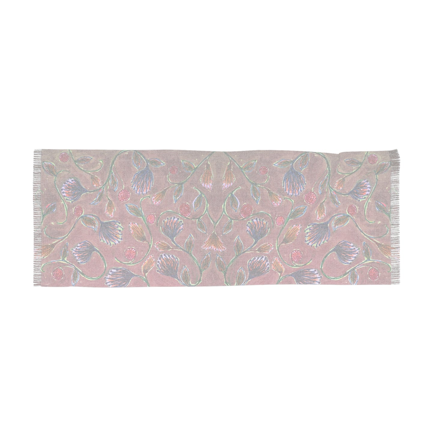The Studio Scarf - Vine Entwine, Rose