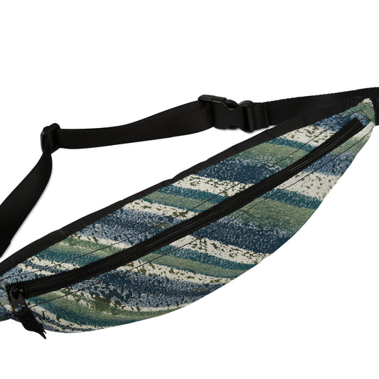 The Artsy Fanny - Rustic Stripe, Beach Glass