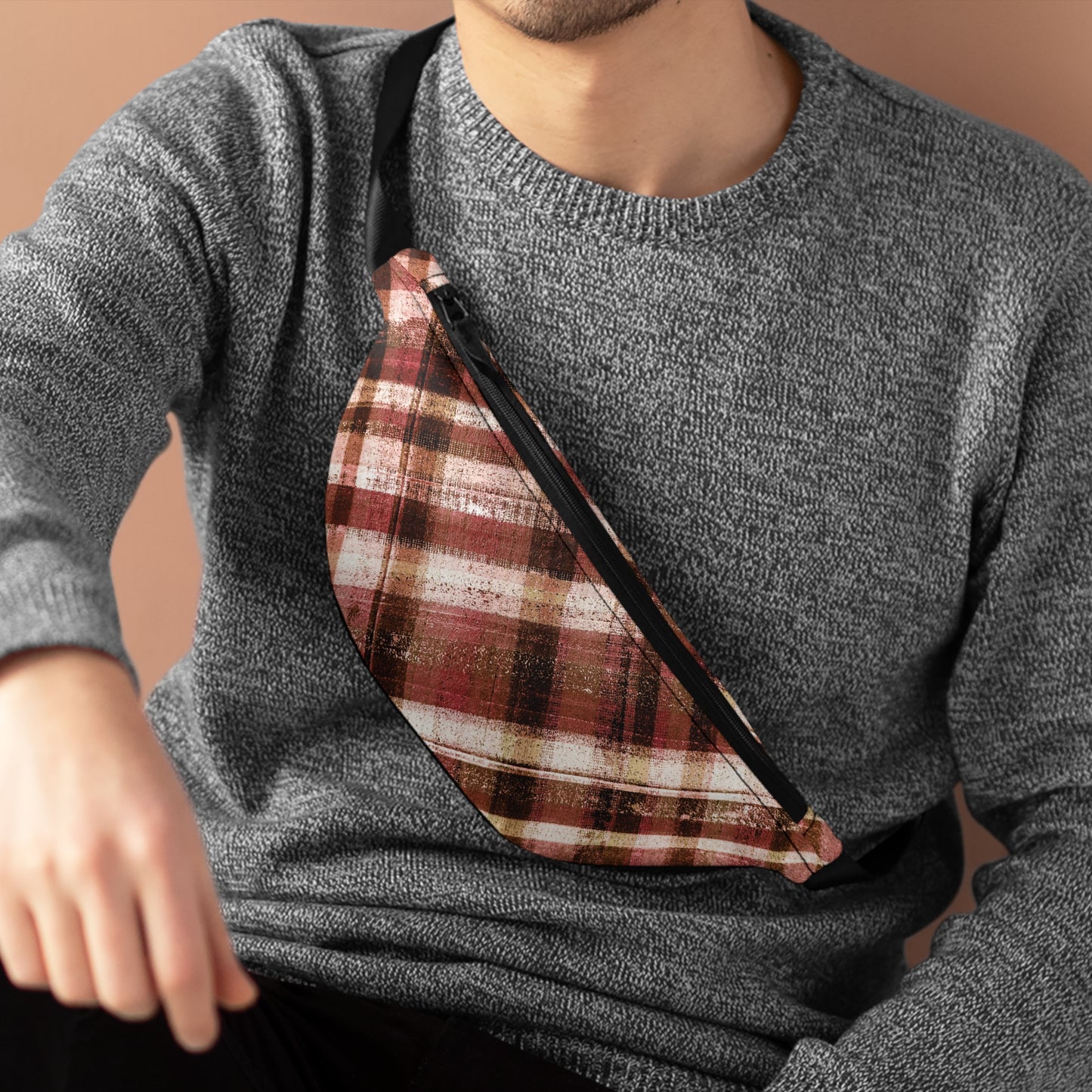 The Artsy Fanny - Rustic Plaid, Tomato