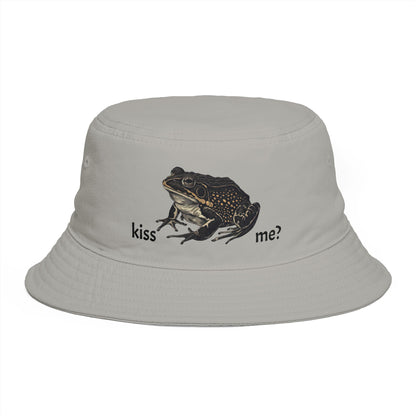Kiss the Frog Graphic Bucket Hat