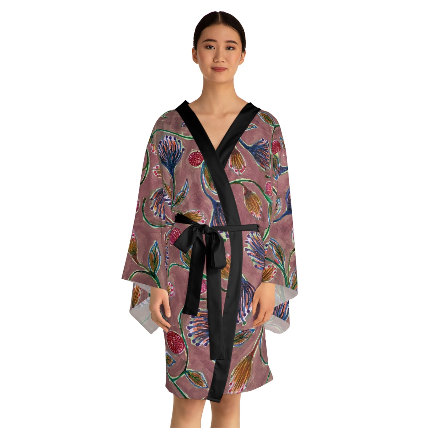 The Chroma Kimono - Vine Entwine, Rose