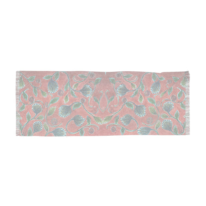 The Studio Scarf - Vine Entwine, Carmine