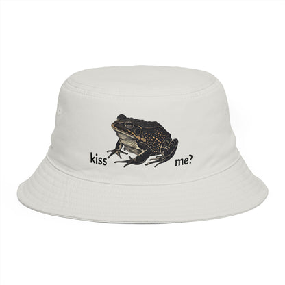 Kiss the Frog Graphic Bucket Hat