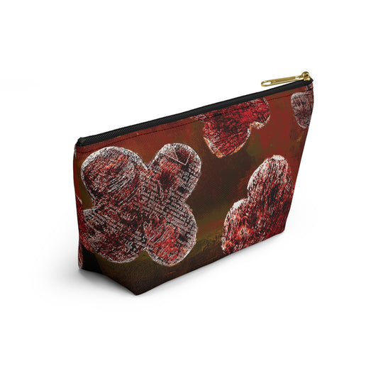 The Accessory Pouch - Bloom, Persimmon