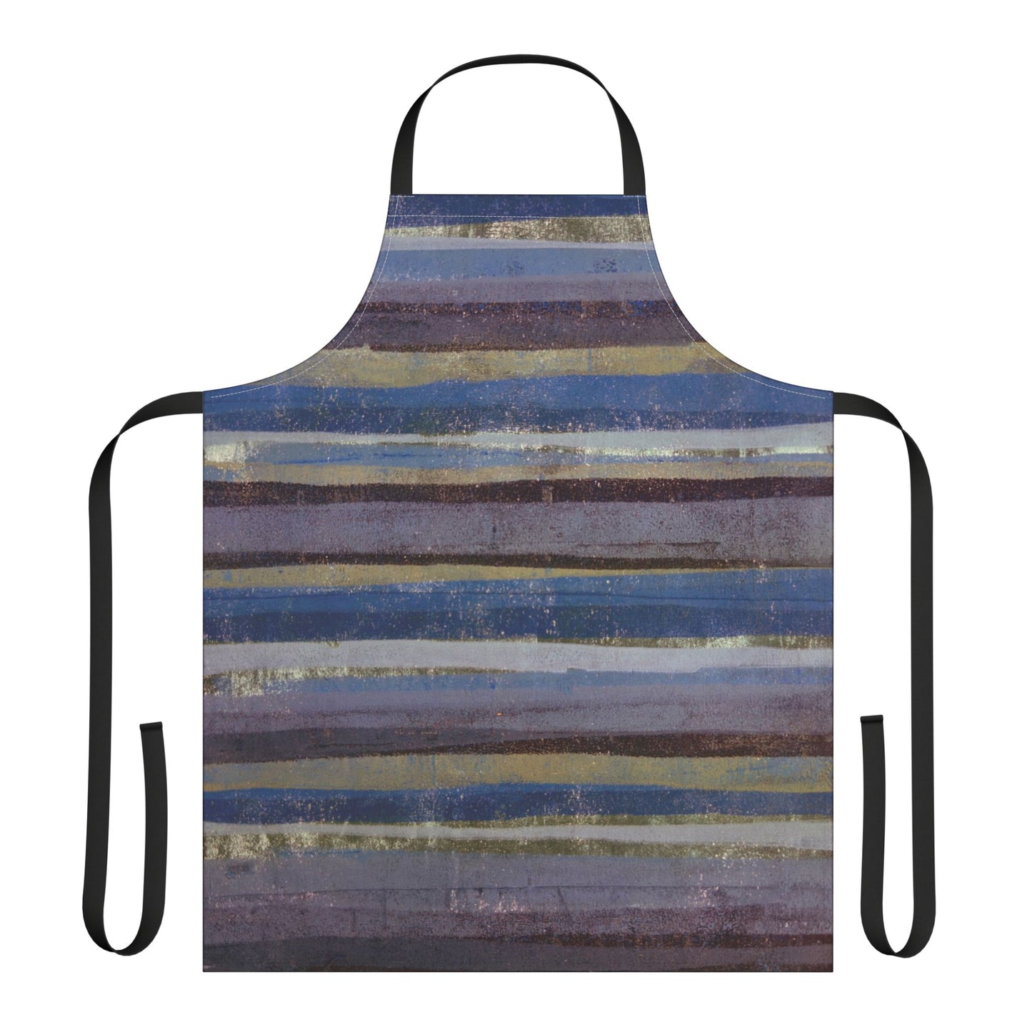 The Maker's Apron - Rustic Stripe, Purple Mountains