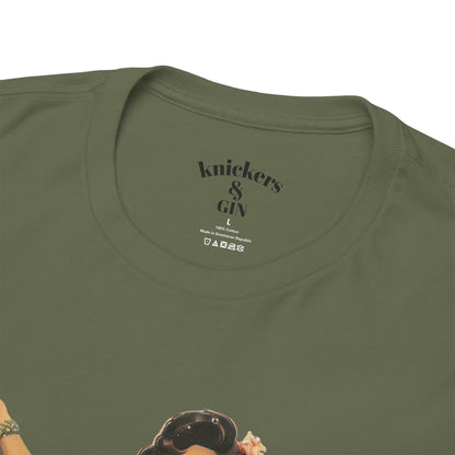Vintage Pinup Style Graphic Mermaid Tee, All-Gender