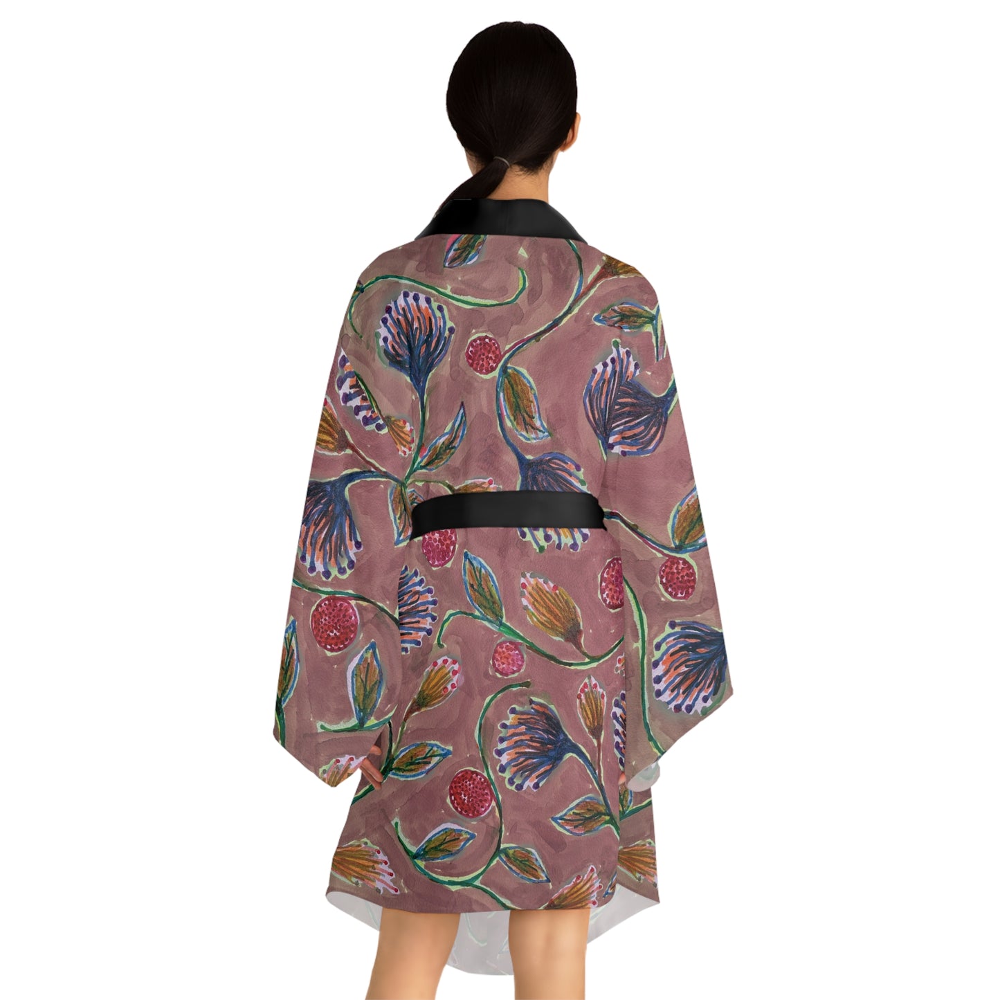 The Chroma Kimono - Vine Entwine, Rose