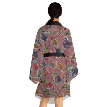 The Chroma Kimono - Vine Entwine, Rose