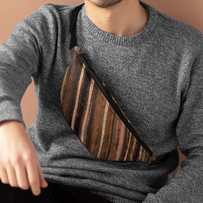 The Artsy Fanny - Rustic Stripe, Sepia