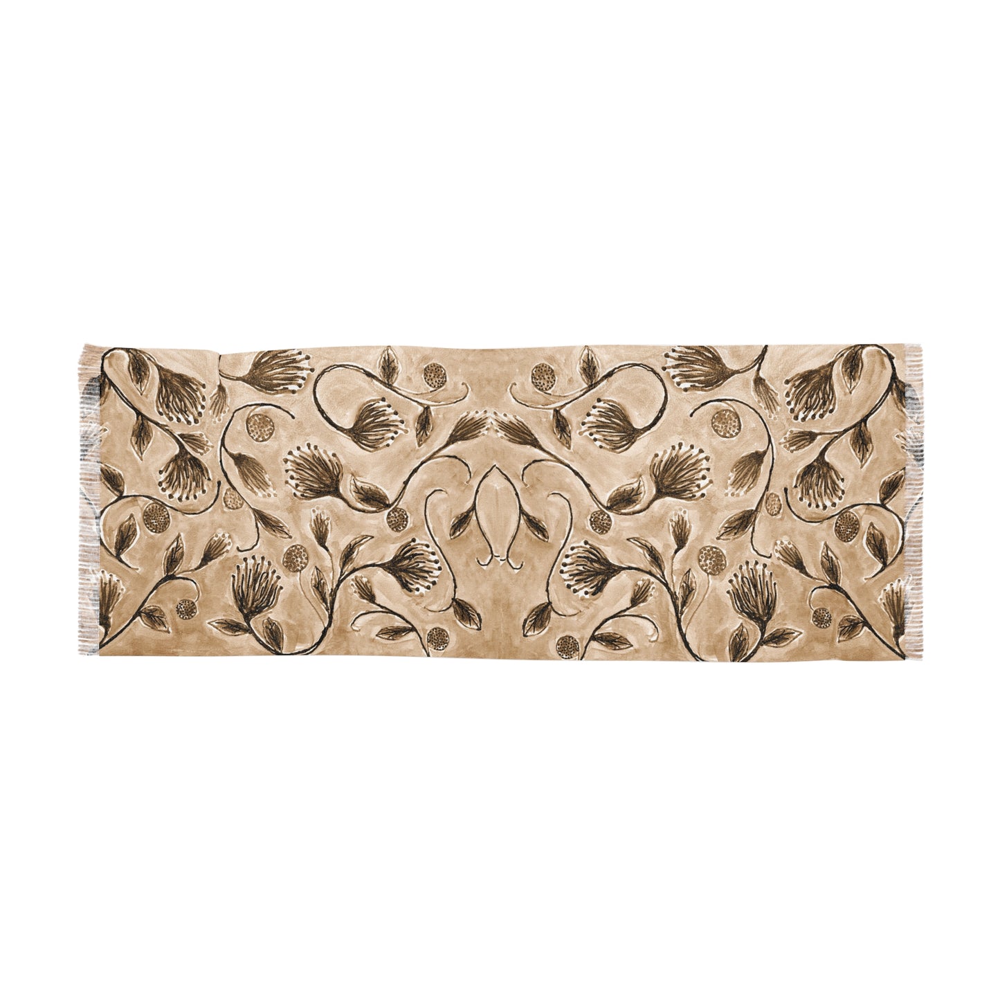 The Studio Scarf - Vine Entwine, Chai