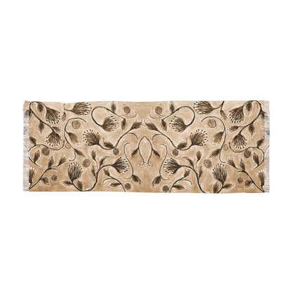 The Studio Scarf - Vine Entwine, Chai