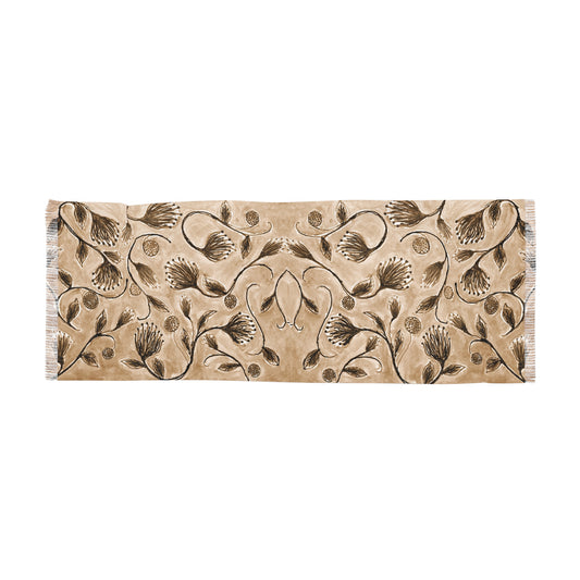 The Studio Scarf - Vine Entwine, Chai