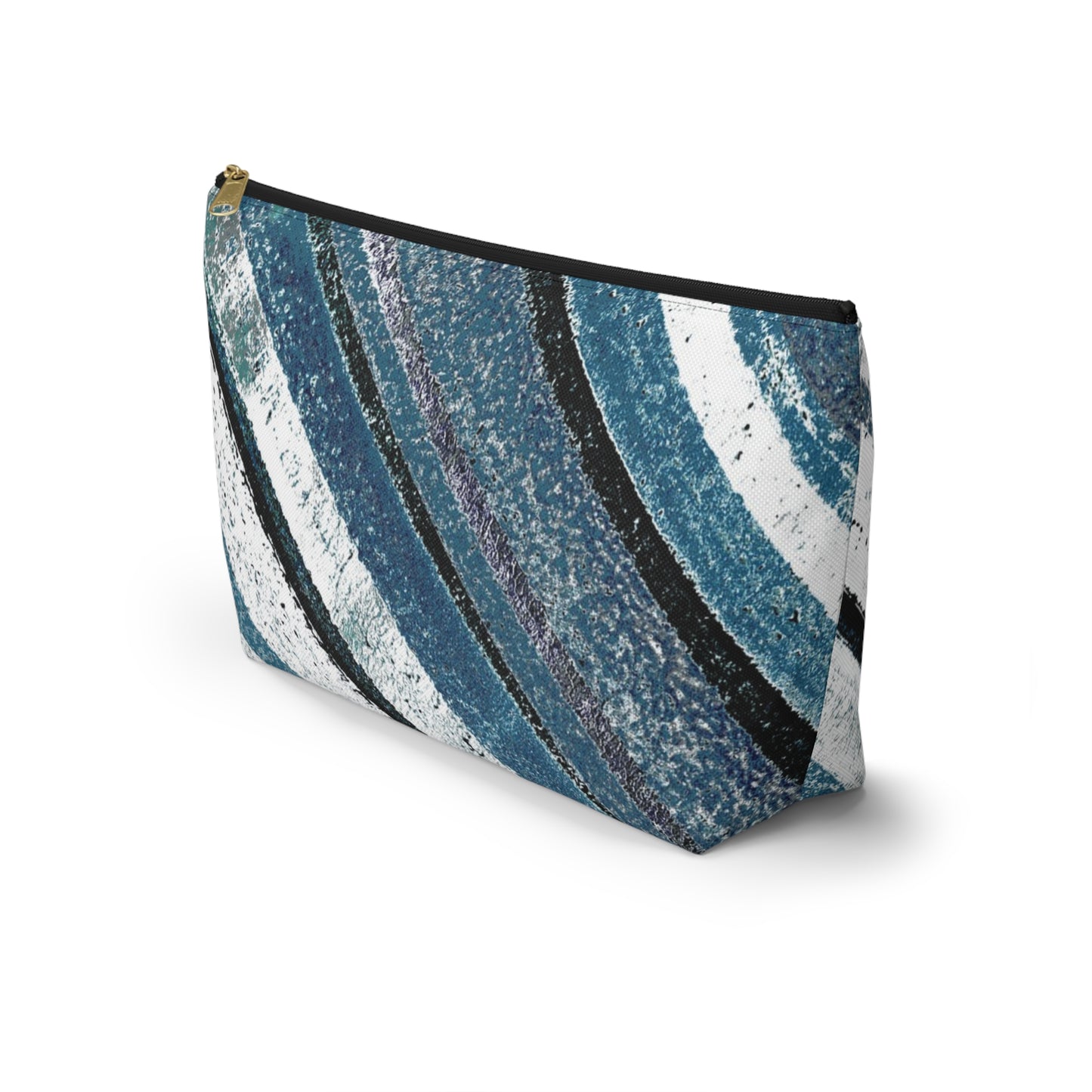 The Accessory Pouch - Rustic Stripe, Marina