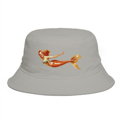Mermaid Vintage Pin-Up Bucket Hat