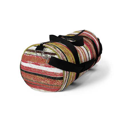 The Durable Duffle Bag - Rustic Stripe, Fiesta
