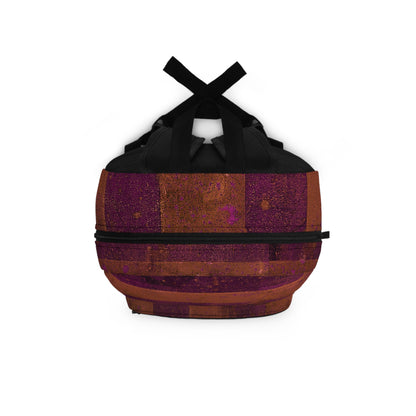 The Art On Your Back Pack - Cabana Stripe, Sunset
