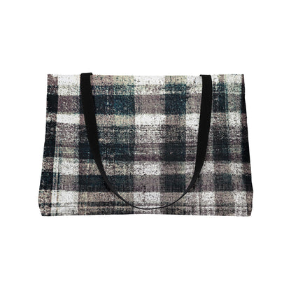 The Weekender Bag - Rustic Plaid, Ink