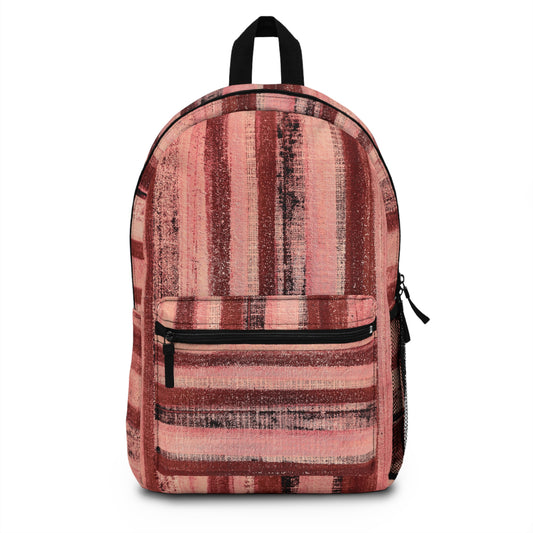 The Art On Your Back Pack - Rustic Stripe, Rosé All Day