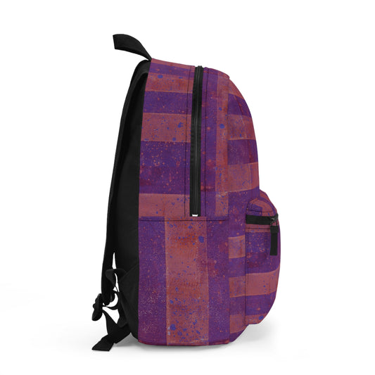 The Art On Your Back Pack - Cabana Stripe, Sunrise