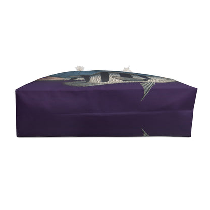 Big Fish Weekender Bag - Vintage Illustration on Deep Sea Painted Background