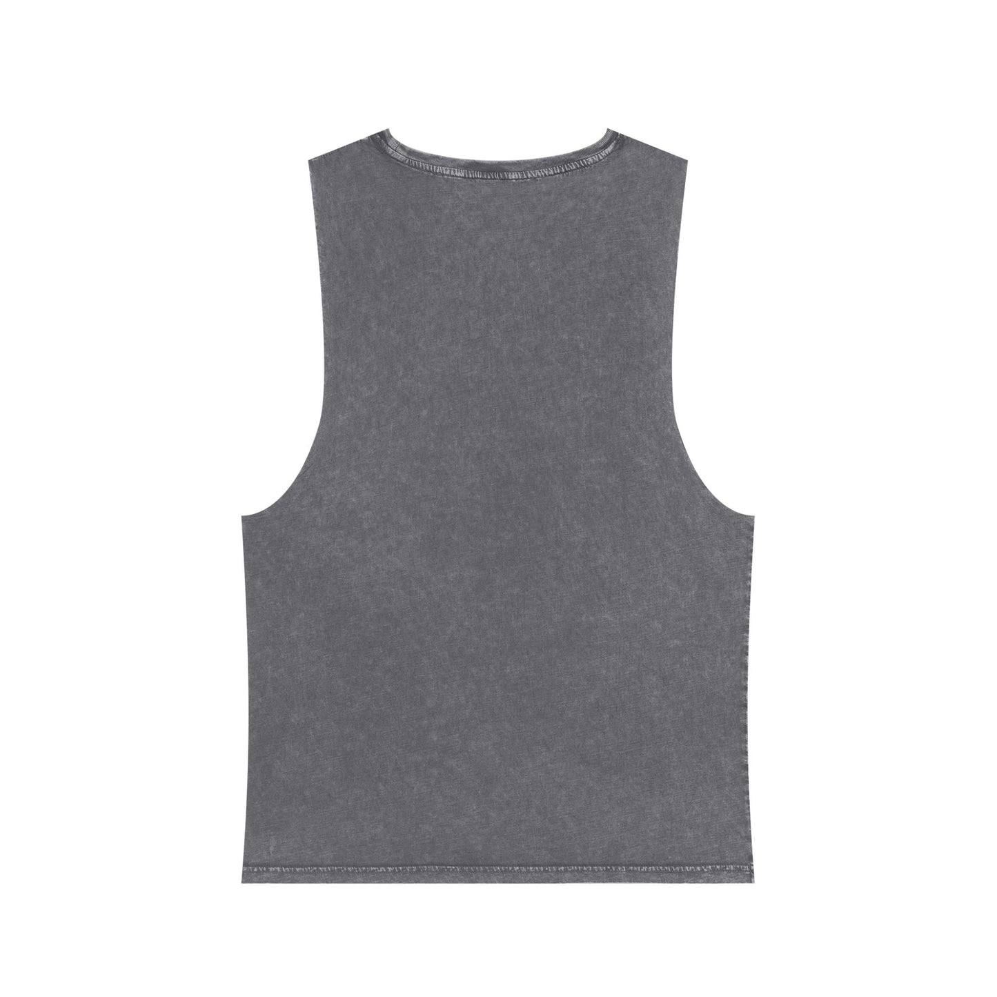 Stonewash Unisex Tank Top - Three Fishes Vintage Graphic