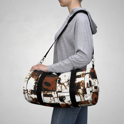 The Durable Duffle Bag - Memory Block, Sepia