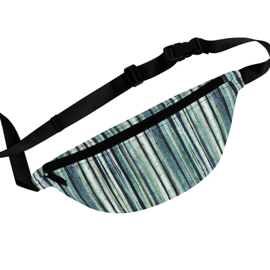 The Artsy Fanny - Rustic Stripe, Tidewater