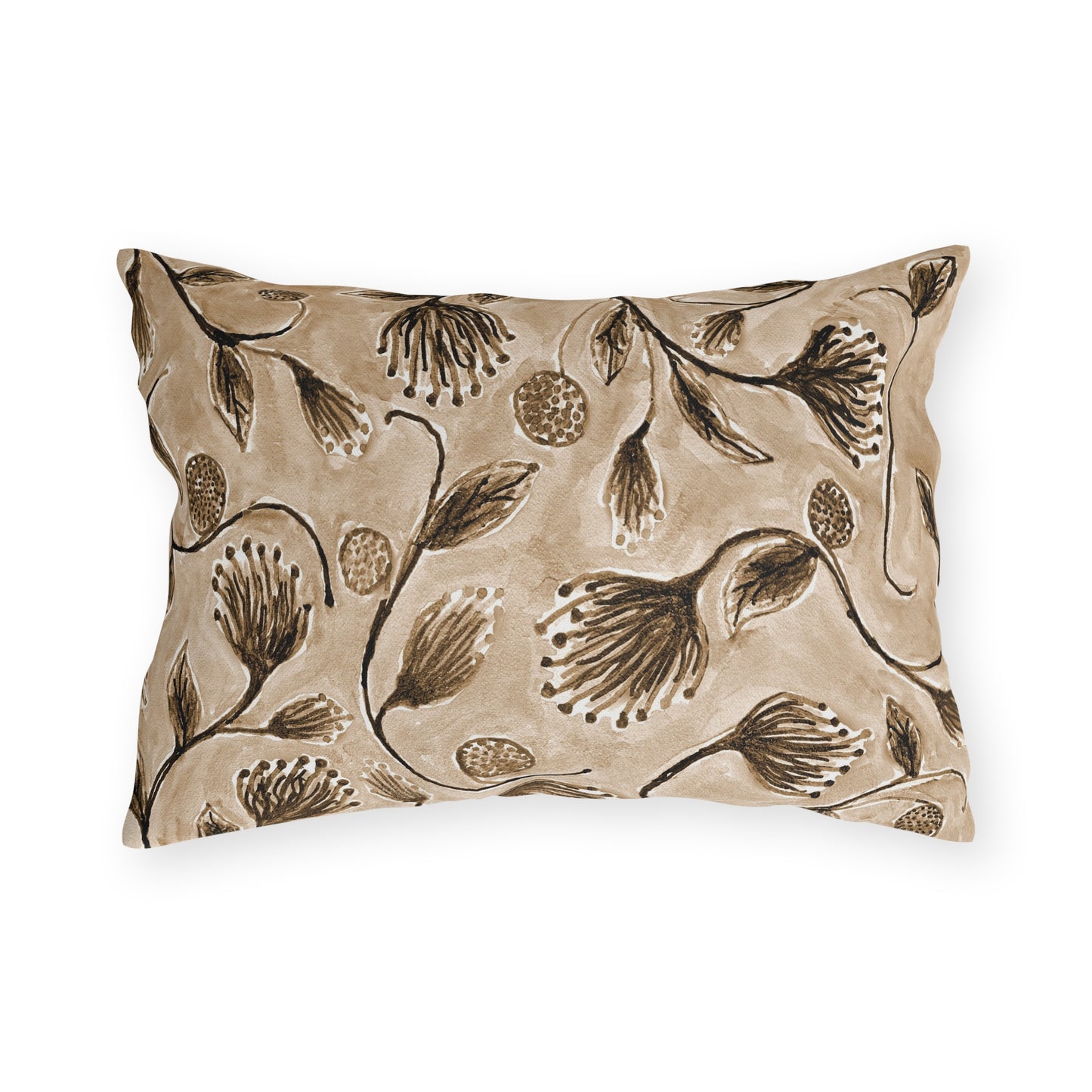 The Outdoor Pillow - Vine Entwine, Chai