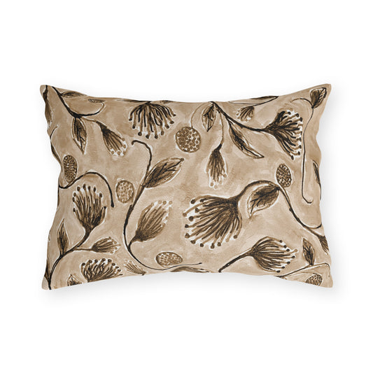 The Outdoor Pillow - Vine Entwine, Chai