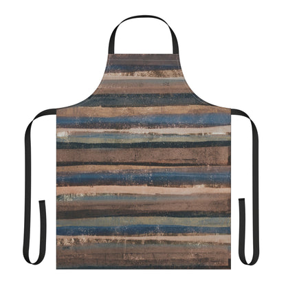 The Maker's Apron - Rustic Stripe, Earth