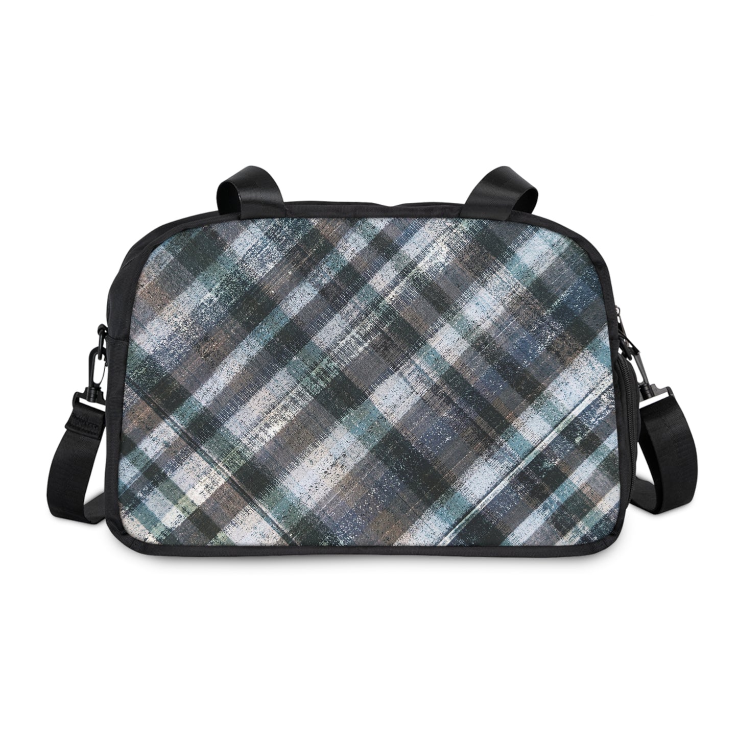 The Gym Bag - Rustic Plaid, Storm