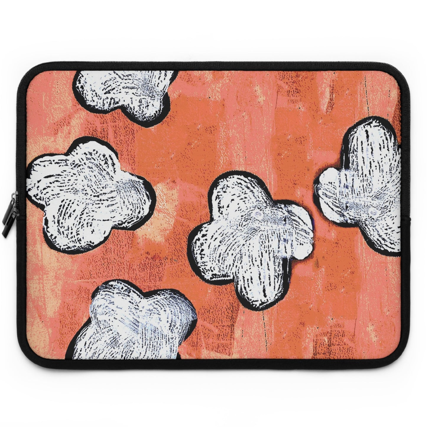 The Laptop Sleeve - Bloom, Tangerine