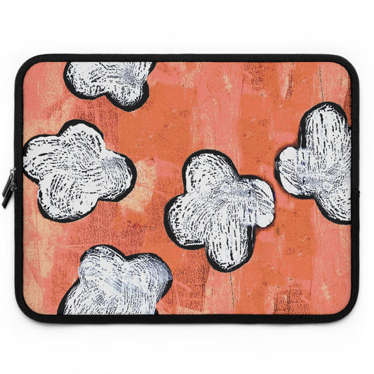 The Laptop Sleeve - Bloom, Tangerine