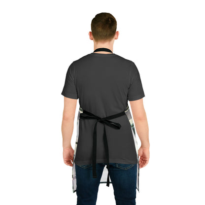 The Maker's Apron - Rustic Stripe, Foggy Forest