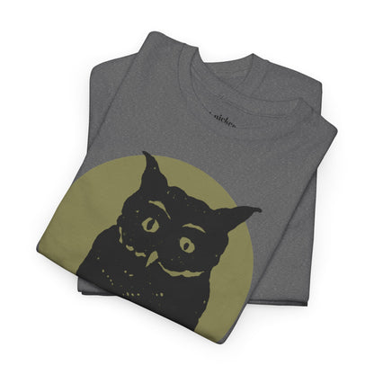 Owl Illustration Tee - "Says Who"  Night Owl Graphic T-Shirt