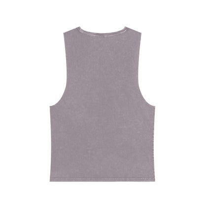 Stonewash Unisex Tank Top - Happy Hour Octopus