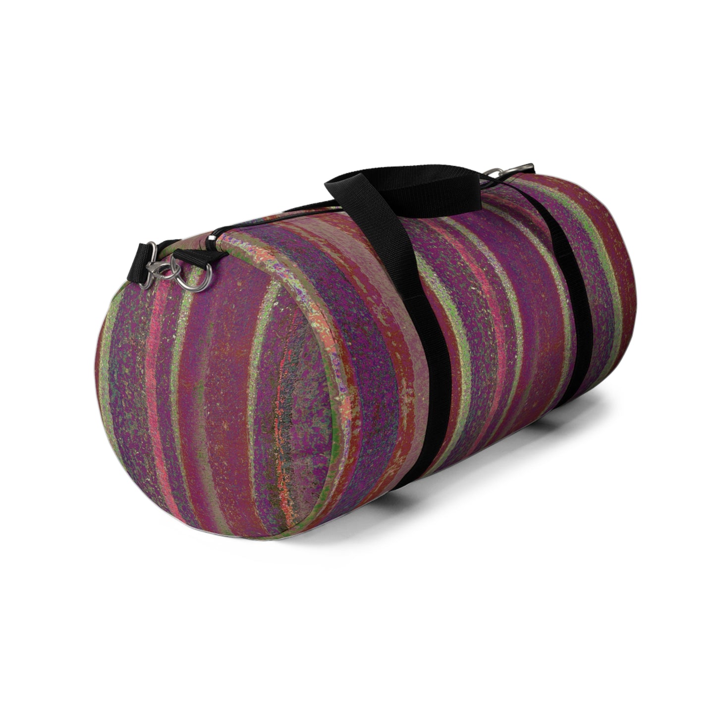 The Durable Duffle Bag - Rustic Stripe, Berry