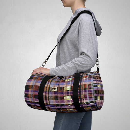 The Durable Duffle Bag - Mixed Media, Copper Iris