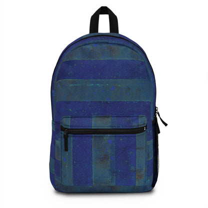 The Art On Your Back Pack - Cabana Stripe, Midnight