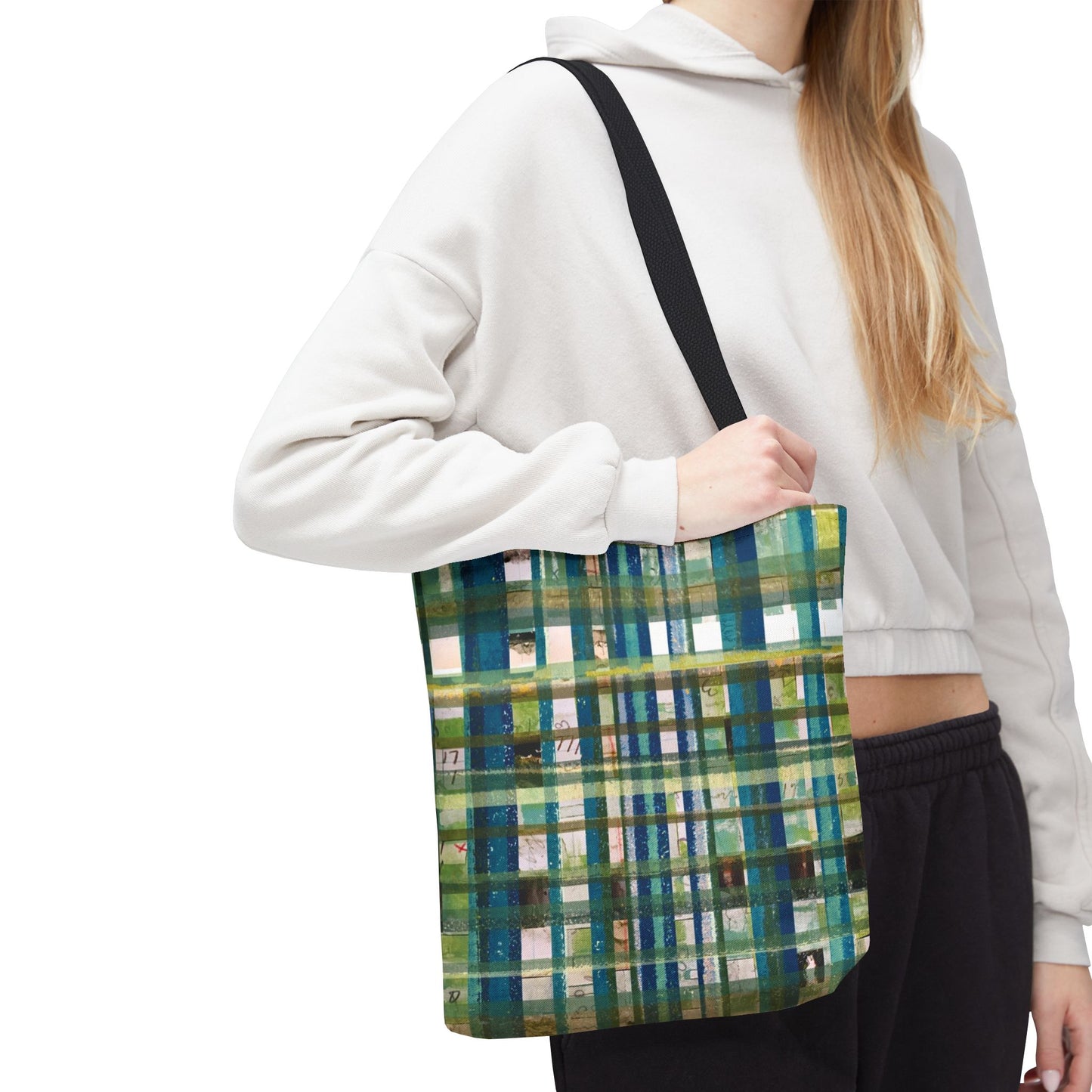 The Everything Tote - Mixed Media, Grass
