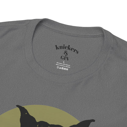 Owl Illustration Tee - "Says Who"  Night Owl Graphic T-Shirt