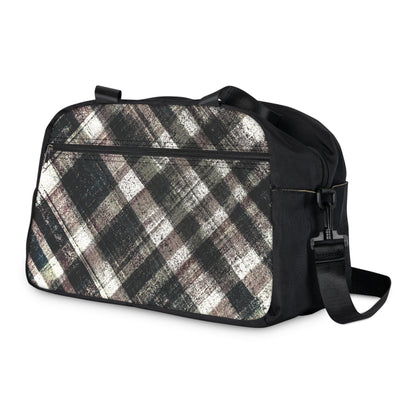 The Gym Bag - Rustic Plaid, Ink