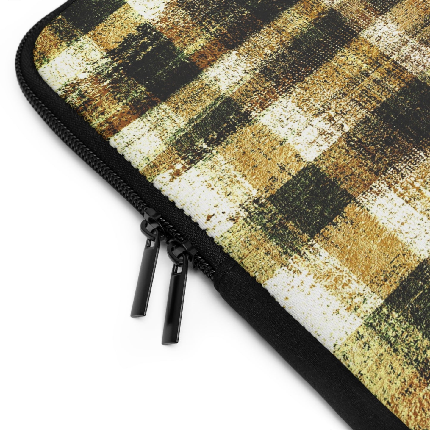 The Laptop Sleeve - Rustic Plaid, Bumblebee