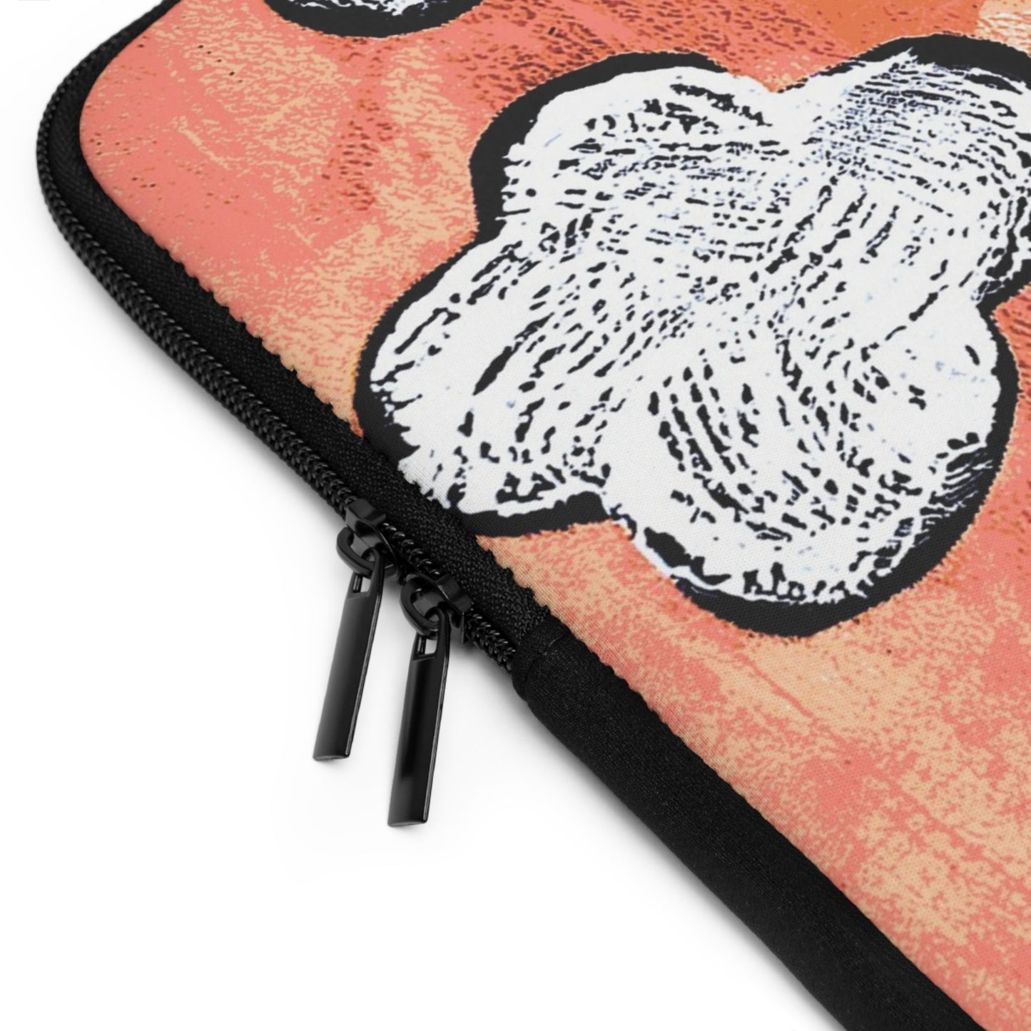 The Laptop Sleeve - Bloom, Tangerine