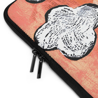 The Laptop Sleeve - Bloom, Tangerine