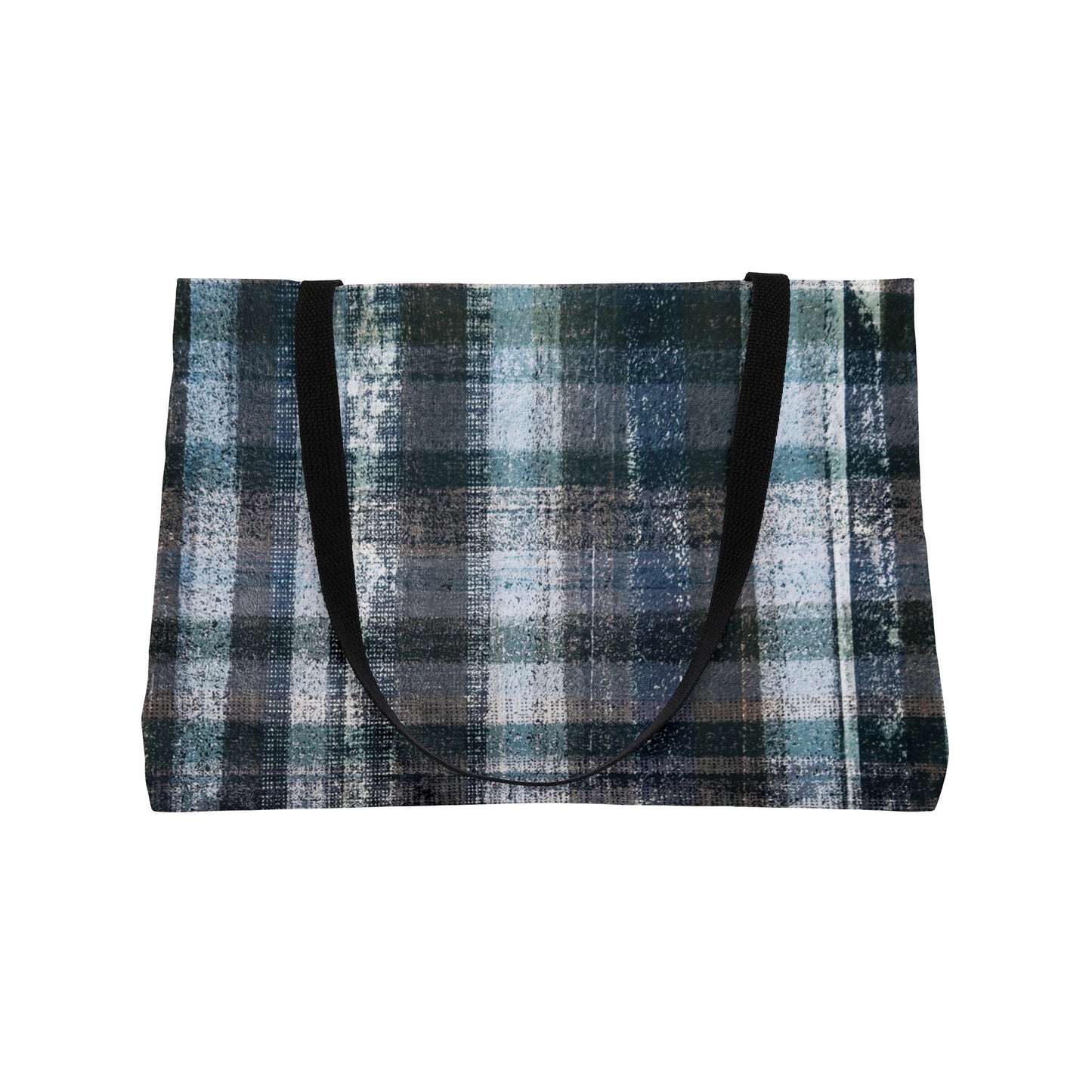 The Weekender Bag - Rustic Plaid, Storm